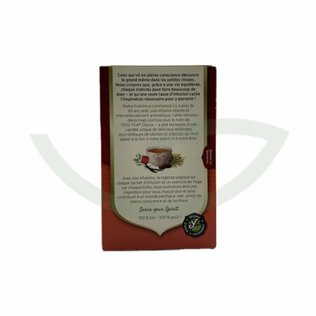Bonne Nuit Rooibos Vanille 17 Sachets Yogi Tea infusion bio Maroc