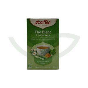 Thé Blanc à l'Aloe Vera 17 Sachets Yogi Tea thé bio Maroc