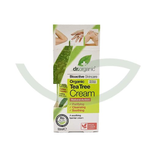 Crème concentrée tea tree 50ml Dr. Organic Effet clarifiant Maroc Crème concentrée tea tree 50ml Dr. Organic Effet clarifiant Maroc