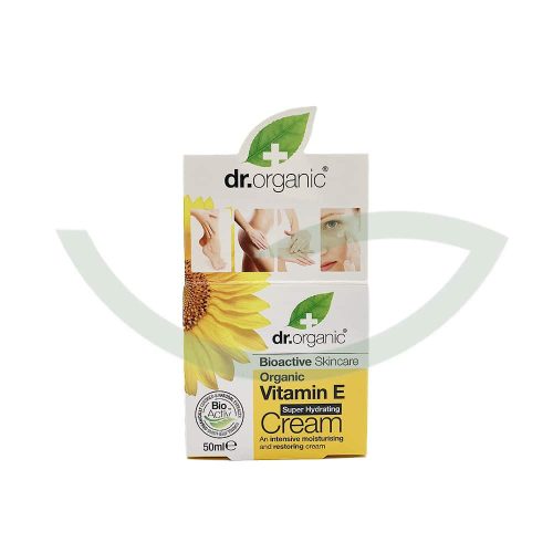 Crème concentrée vitamine E 50ml Dr. Organic Peau saine Maroc Crème concentrée vitamine E 50ml Dr. Organic Peau saine Maroc