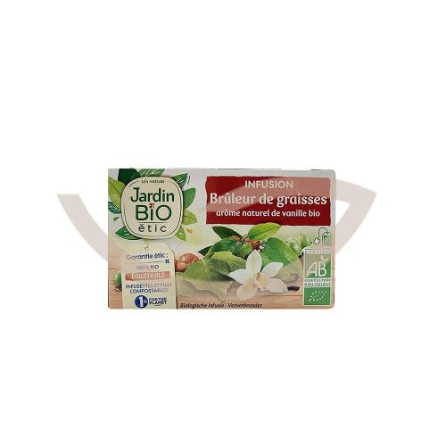 Infusion brûleur de graisses 20 sachets Jardin BIO Minceur Maroc avant