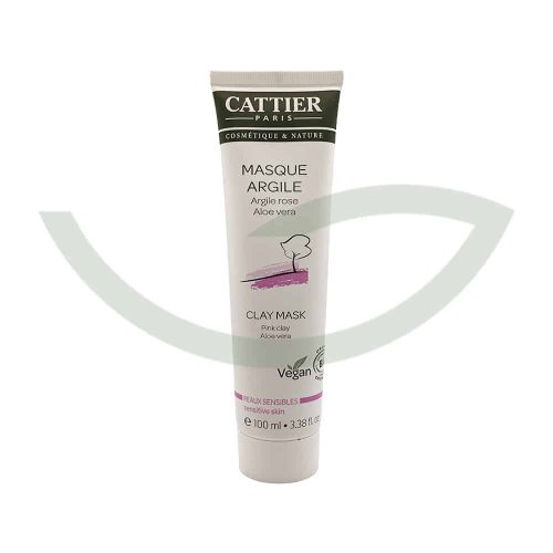 Masque Argile Rose 100ml Cattier Peaux Sensibles Maroc Masque Argile Rose 100ml Cattier Peaux Sensibles Maroc