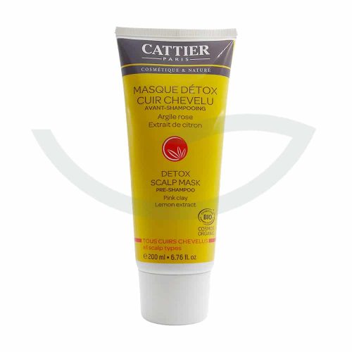 Masque Détox 200ml Cattier Cuir Chevelu Maroc Masque Détox 200ml Cattier Cuir Chevelu Maroc