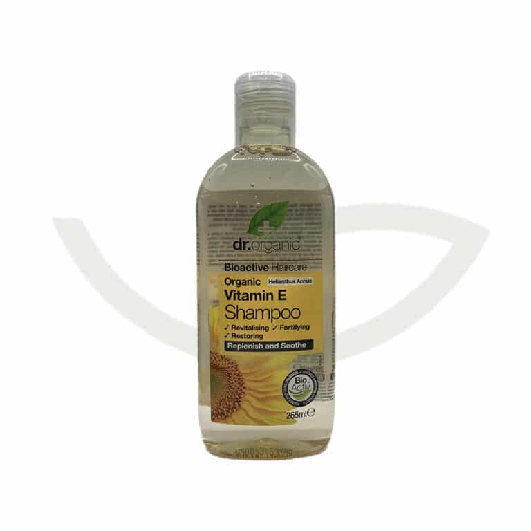 Shampoing vitamine E 265ml Dr. Organic Renforce les cheveux Maroc