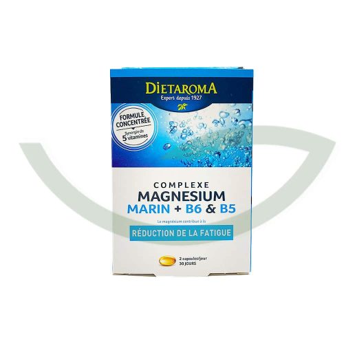 Complexe magnésium B6 B5 60 capsules 32g Dietaroma Réduction de la fatigue Maroc Complexe magnésium B6 B5 60 capsules 32g Dietaroma Réduction de la fatigue Maroc