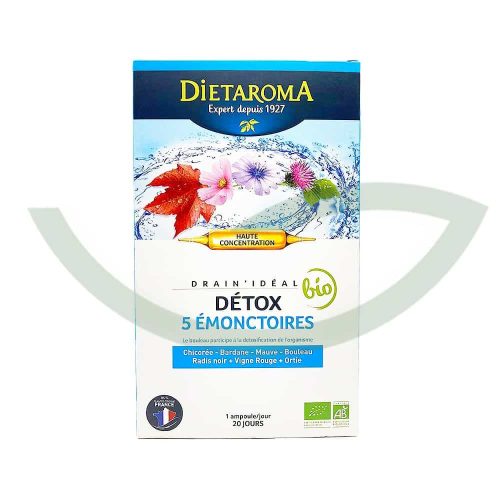 Drain ideal 20 ampoules 300ml Dietaroma Bonne vitalité Maroc