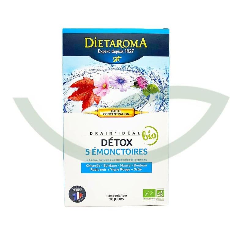 Drain ideal 20 ampoules 300ml Dietaroma Bonne vitalité Maroc