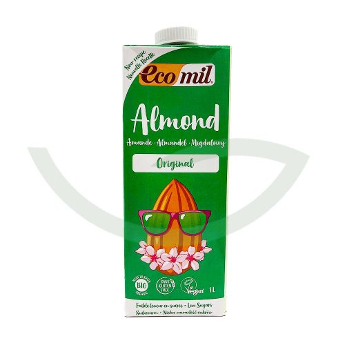 Lait amande agave bio 1L Ecomil Renforce les os Maroc