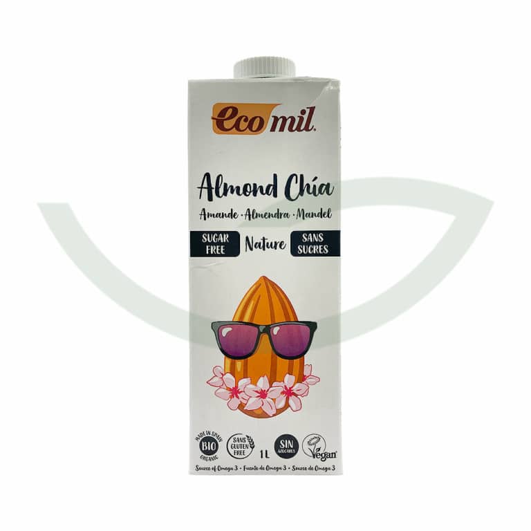 Boisson amande chia 1L Ecomil Alternative saine Maroc