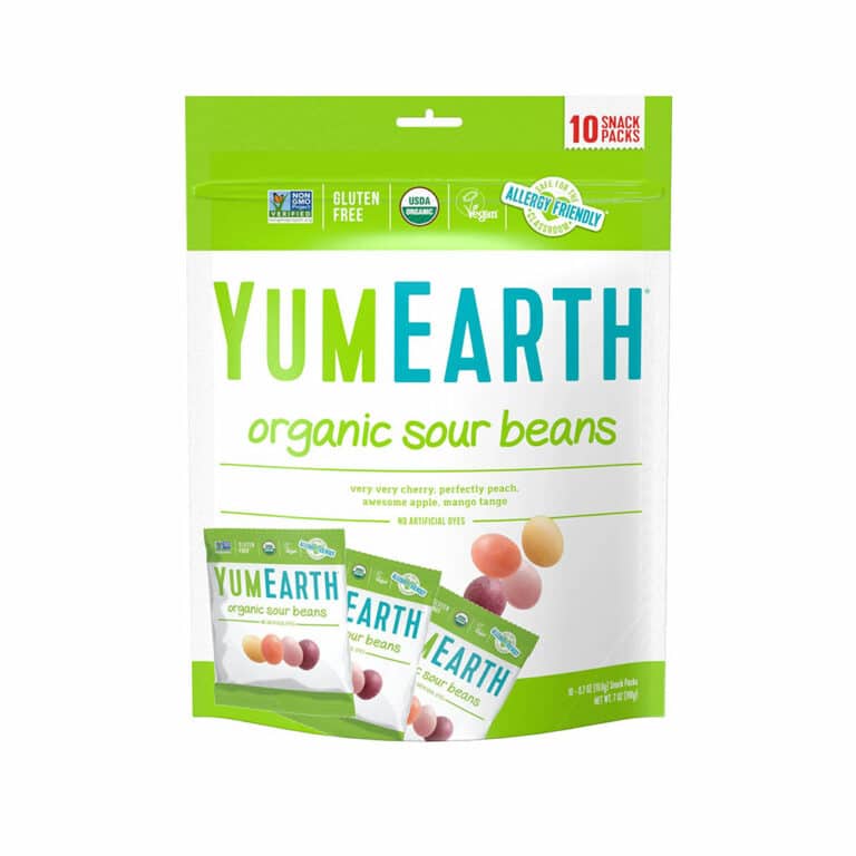 Bonbons acidulés 50g Yumearth Sans gluten Maroc