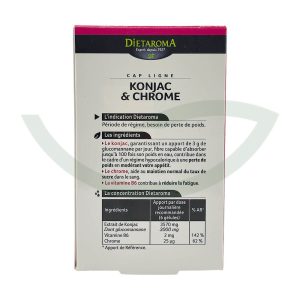 Capligne konjac chrome 40 gélules Dietaroma Réduction de fatigue Maroc Capligne konjac chrome 40 gélules Dietaroma Réduction de fatigue Maroc