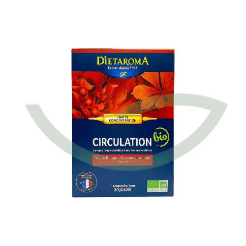 Circulation bio 20 ampoules Dietaroma Réduction de fatigue Maroc Circulation bio 20 ampoules Dietaroma Réduction de fatigue Maroc