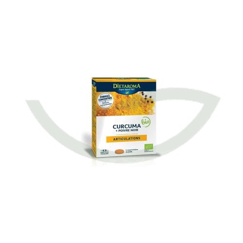 Curcuma poivre noir 60 comprimés Dietaroma Confort des articulations Maroc