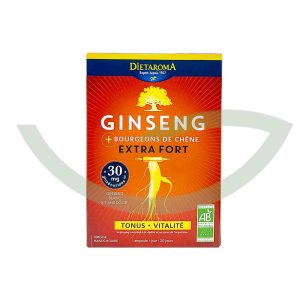 Ginseng extra fort 20 ampoules 200ml Dietaroma Réduction de fatigue Maroc