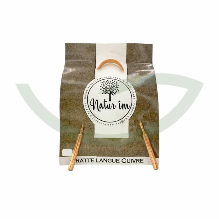 Gratte Langue en Cuivre 1U NATUR’IM Hygiène dentaire Maroc Gratte Langue en Cuivre 1U NATUR’IM Hygiène dentaire Maroc