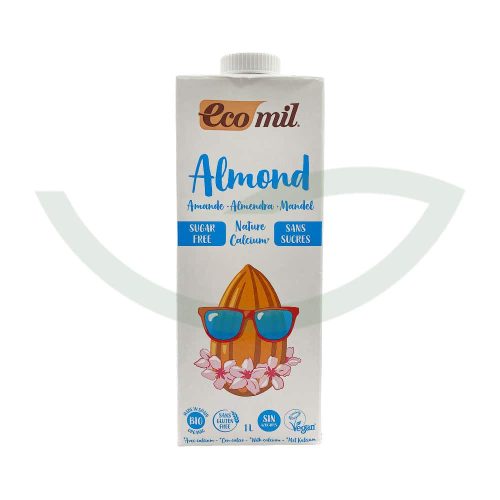 Lait amande calcium sans sucre 1L Ecomil Source de protéines Maroc Lait amande calcium sans sucre 1L Ecomil Source de protéines Maroc