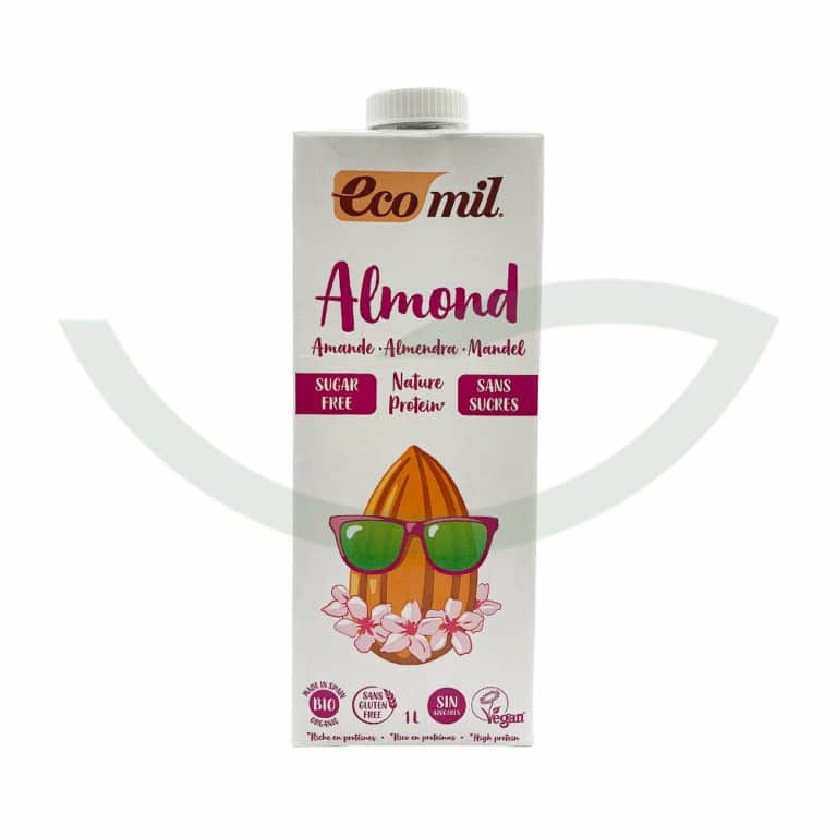 Lait amande protéinée sans sucre 1L Ecomil Alternative saine Maroc