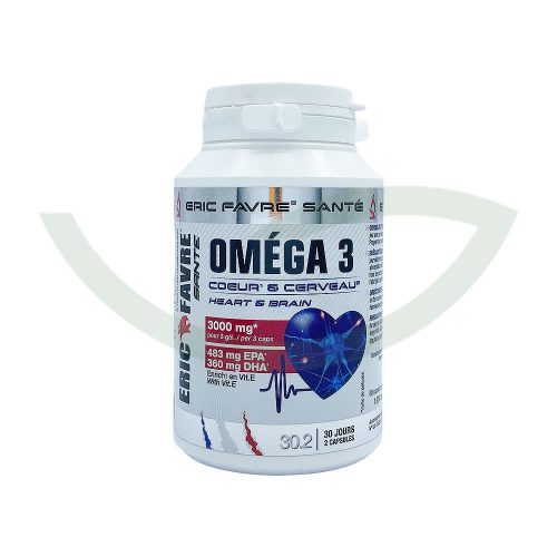 Omega 3 60 capsules Eric Favre Bonne concentration Maroc