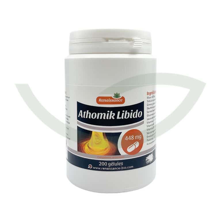 Athomik Libido 200 gélules 448 mg GPH Diffusion Performance Physique Maroc Avant Athomik Libido 200 gélules 448 mg GPH Diffusion Performance Physique Maroc Avant