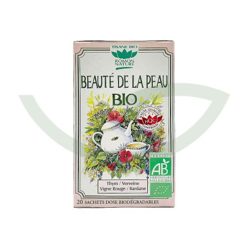 Beauté de la Peau Bio 20 Sachets x 1.6g Romon Nature Circulation Sanguine Maroc
