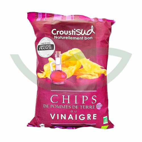 Chips au Vinaigre 100g Croustisud Chips Bio Maroc