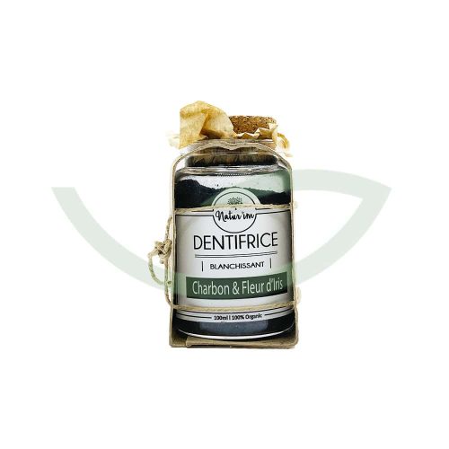 Dentifrice Fleur d'Iris & Charbon 150g NATUR'IM Hygiène dentaire Maroc