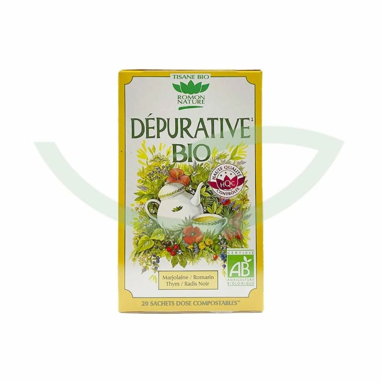 Dépurative Bio 20 Sachets x 1.6g Romon Nature Digestion Maroc
