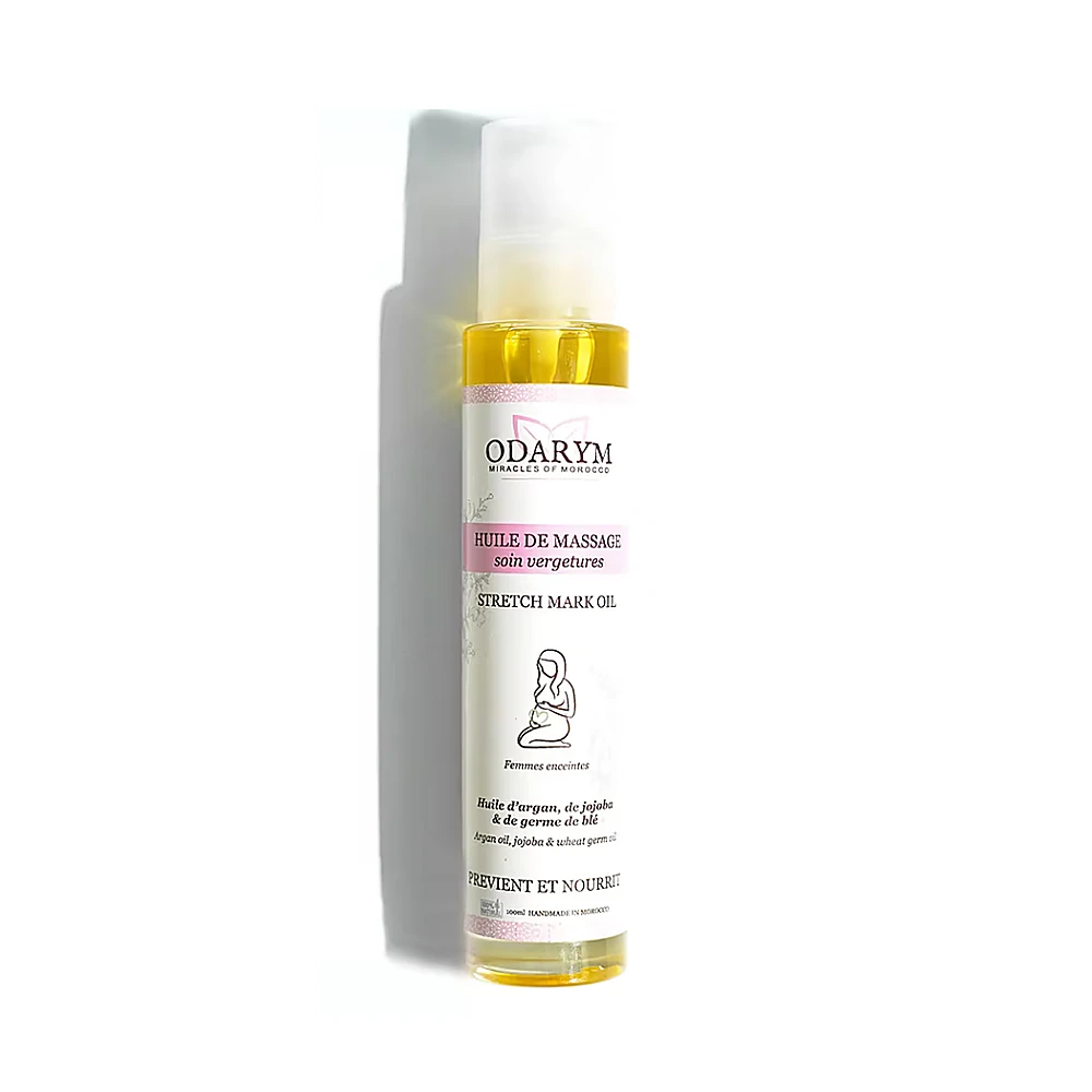 Huile Anti-Vergeture 100ml Odarym Protection de Peau Maroc
