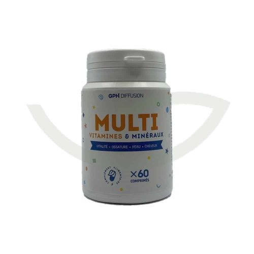 Multivitamines et Minéraux 60 comprimés GPH Diffusion Vitalité Maroc