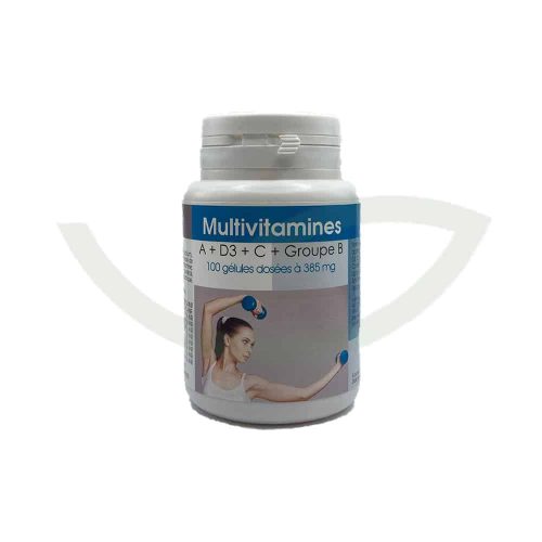 Multivitamines AD3CB 100 gélules GPH vitalité Maroc avant