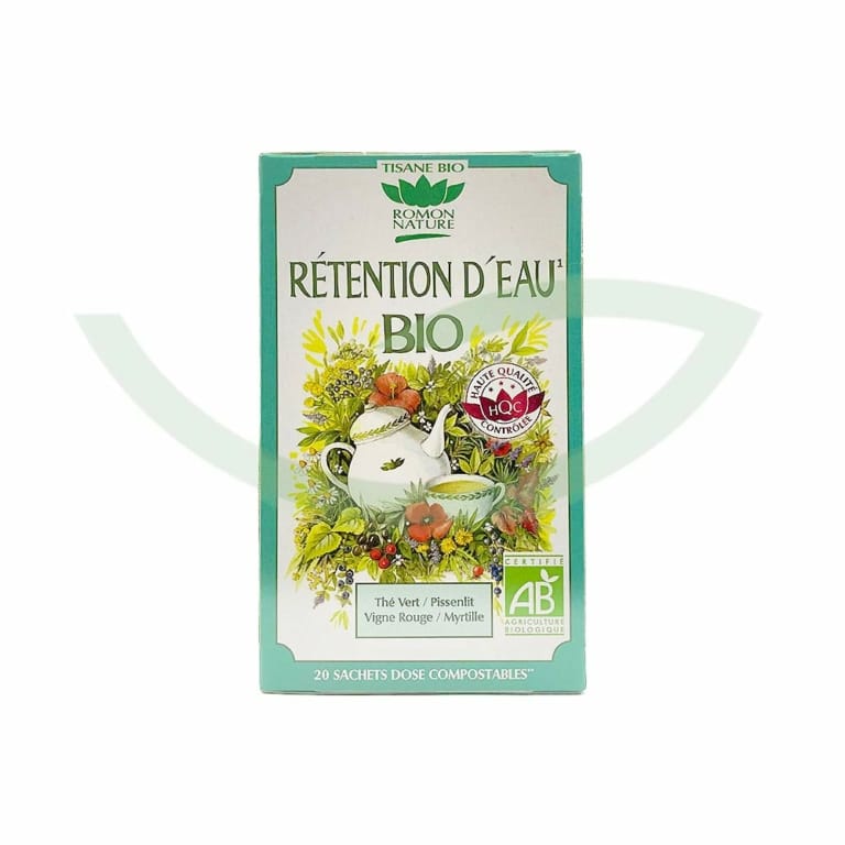 Rétention d'eau bio 20 Sachets x 1.6g Romon Nature Circulation Maroc