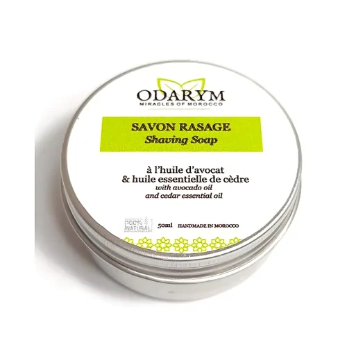 Savon Rasage Moussant 50g Odarym Tonifiant Maroc