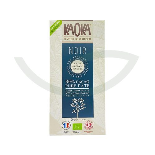 Chocolat Noir 90% Equateur 100g Kaoka Bio Maroc