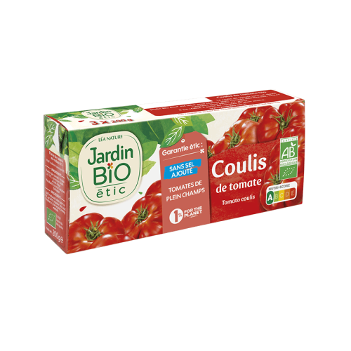 Coulis de Tomate x3 200g Jardin bio Bio Maroc