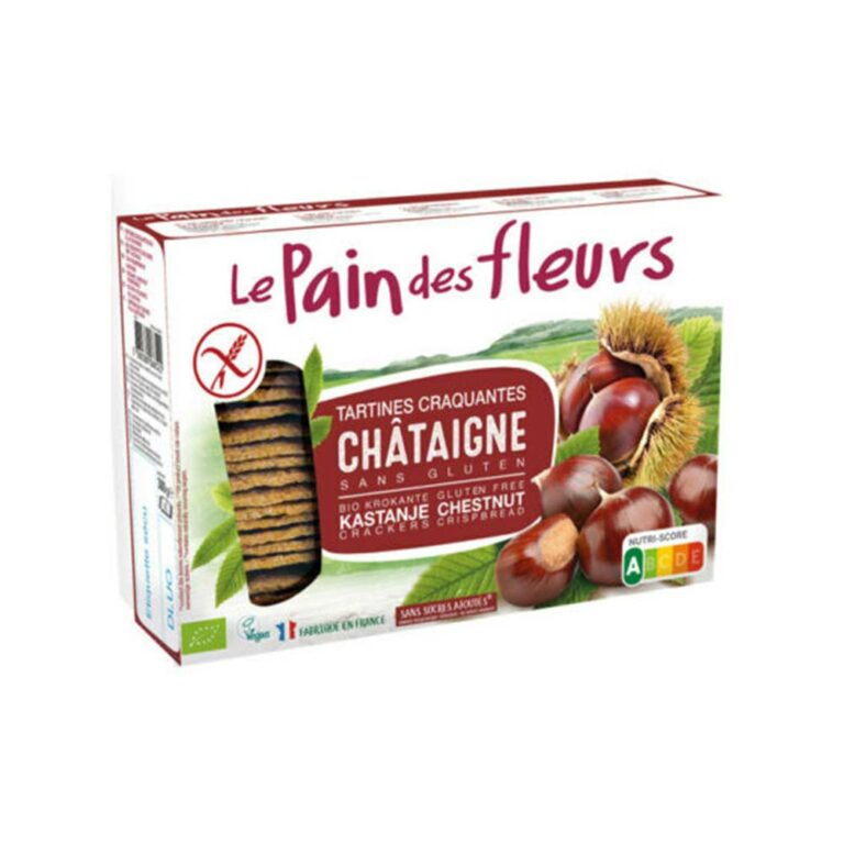 Tartines Châtaigne Bio 300g Le Pain des Fleurs Aliment Bio Maroc Tartines Châtaigne Bio 300g Le Pain des Fleurs Aliment Bio Maroc