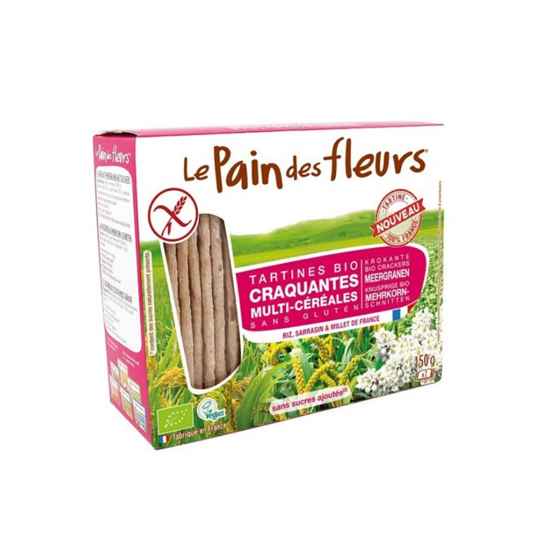 Tartines Multicéréales Bio 150g Le Pain des Fleurs Aliment Bio Maroc Tartines Multicéréales Bio 150g Le Pain des Fleurs Aliment Bio Maroc