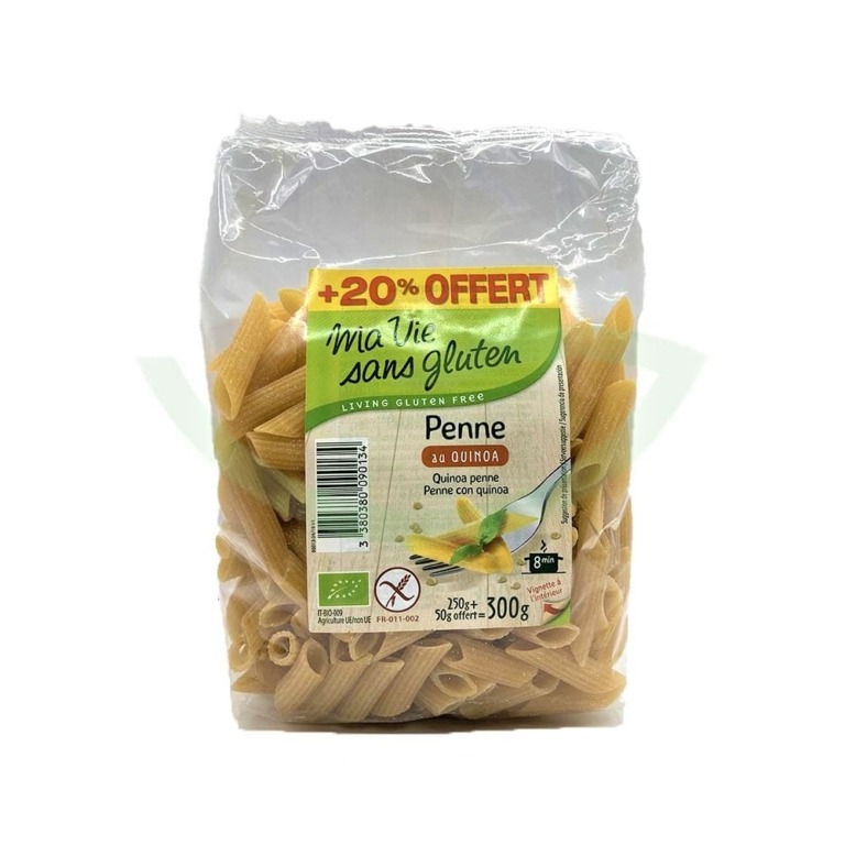Penne Au Quinoa 250g Ma Vie Sans Gluten Pâtes bio Maroc Penne Au Quinoa 250g Ma Vie Sans Gluten Pâtes bio Maroc