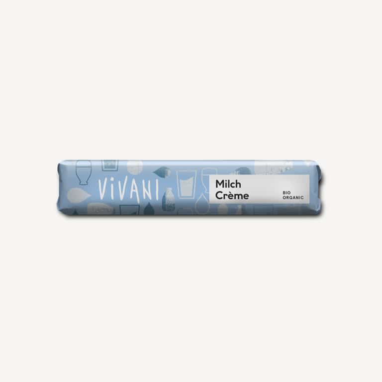 Barre de chocolat blanc à la crème de lait 40g Vivani Bio Maroc
