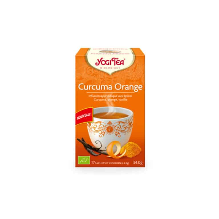 Curcuma Orange 17 sachets Yogi Tea Tisane Maroc Curcuma Orange 17 sachets Yogi Tea Tisane Maroc