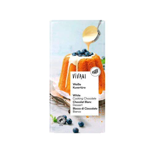 Dessert tablette de chocolat blanc 200g Vivani Bio Maroc