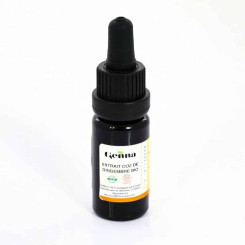 Huile Essentielle Extrait Co2 de Gingembre Bio 10 ml Genna Hydratant Maroc