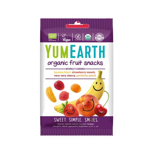Fruits Snacks 50g Yumearth Sans gluten Maroc