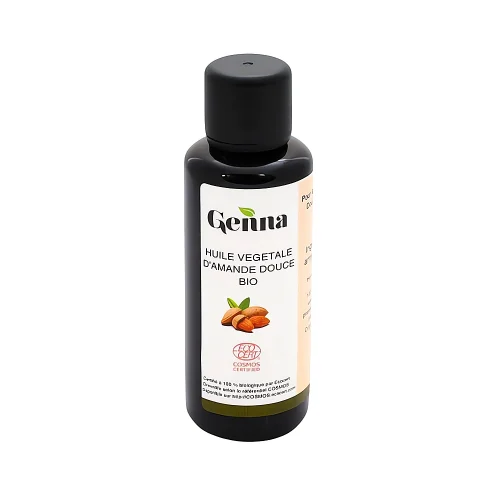 Huile végétale amande douce bio Genna certifiée Ecocert 50ml