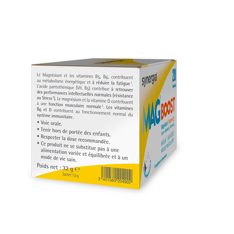 Mag Boost - Synergia - 20 sachets-Maroc-