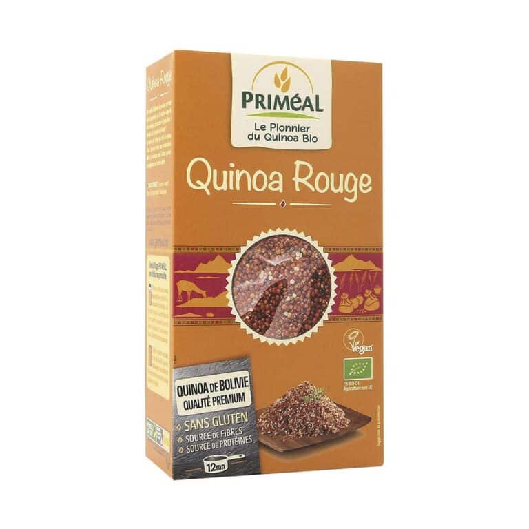 Quinoa Rouge Bio de 500g Priméal Aliment Bio Maroc Quinoa Rouge Bio de 500g Priméal Aliment Bio Maroc