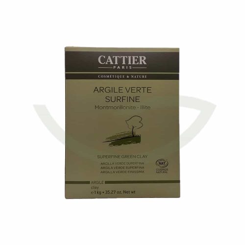 Argile Verte Surfine 1kg Cattier Soin à l’argile Maroc