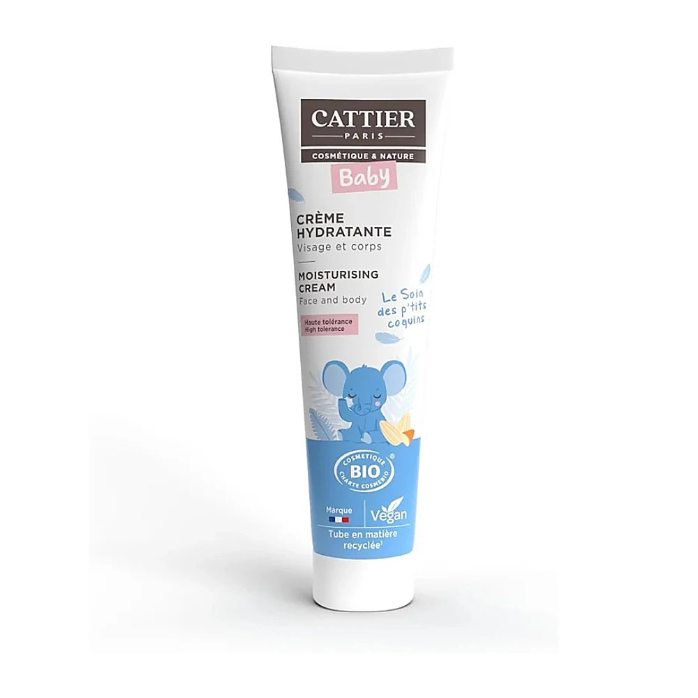Crème Hydratante Bébé Cattier Crème hydratante bébé Cattier Bio visage et corps 75ml