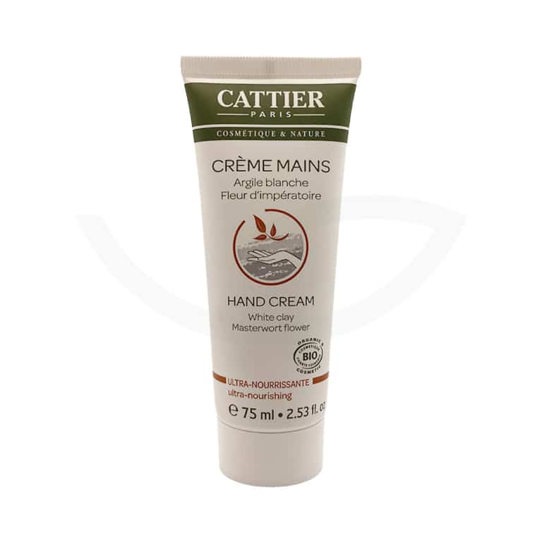 Crème Mains Ultra-nourrissante 75ml Cattier Crème Hydratant Maroc
