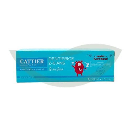 Dentifrice Pastèque 2-6 Ans 50ml Cattier Soin Dentaire Maroc