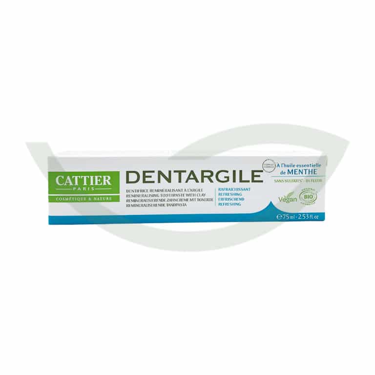 Dentargile Menthe 75ml Cattier Soins Dentaires Maroc